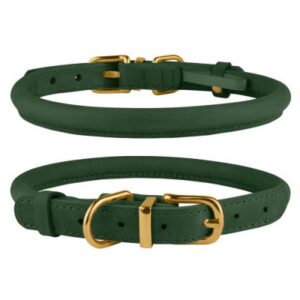 Нашийник для Котів Круглий Шкіряний Premium Crazy